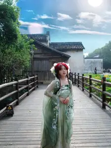 Bao Han Helia Transforms into a Fairy in Ancient Chinese Town: A Mesmerizing Hanfu Photoshoot - image 8