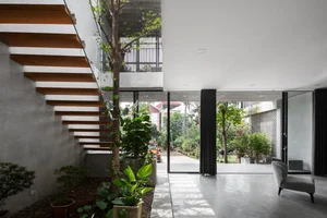 Modern Concrete Architecture: Exploring a Unique Sun-Drenched Home in Hanoi - image 4