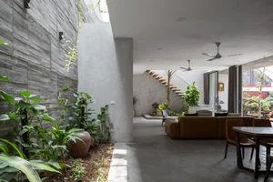 Modern Concrete Architecture: Exploring a Unique Sun-Drenched Home in Hanoi - image 6