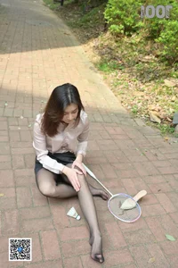 IESS Chinese Model Zhenzhen in One Thousand and One Nights 193: Playing Badminton 3 Lifestyle Photography - image 16