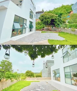 Modern Garden House Design: A Young Couple's 370m2 Dream Home Built for Peace and Serenity - image 6