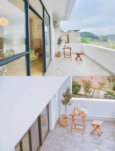 Modern Garden House Design: A Young Couple's 370m2 Dream Home Built for Peace and Serenity - image 0