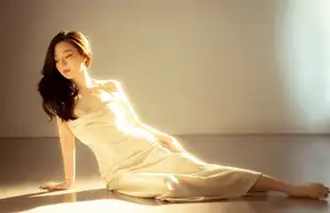 Alluring Beauty Portrait in Golden Sunset Light | Enchanting Elegance - image 3