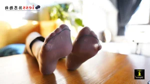 IESS Model Gege Vol. 132: Elegant Grey Silk Stocking Photography Collection - image 43