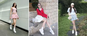 Elegant Skirt Styles for Slim Legs: Celebrity Fashion Inspired by Do Thi Ha - image 9