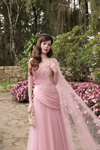 Lilly Luta 'Living Doll' Transforms into a Sweet Pink Princess in a Fairytale Garden - image 2