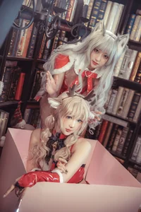 Ci Qing Poi and Dong Ma Lu Sha - Reindeer and Wolf Cosplay Collection (41P) - image 3