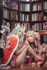 Ci Qing Poi and Dong Ma Lu Sha - Reindeer and Wolf Cosplay Collection (41P) - image 12