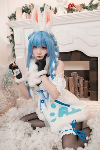 Enchanting Winter Magic with PoppaChan as Usada Pekora - image 18