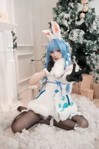 Enchanting Winter Magic with PoppaChan as Usada Pekora - image 10