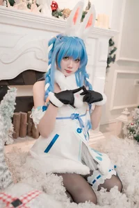 Enchanting Winter Magic with PoppaChan as Usada Pekora - image 5