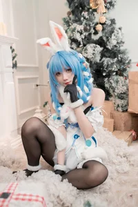 Enchanting Winter Magic with PoppaChan as Usada Pekora - image 0
