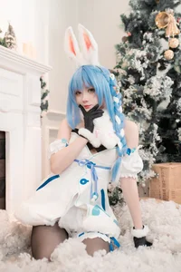 Enchanting Winter Magic with PoppaChan as Usada Pekora - image 1