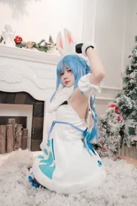 Enchanting Winter Magic with PoppaChan as Usada Pekora - image 6