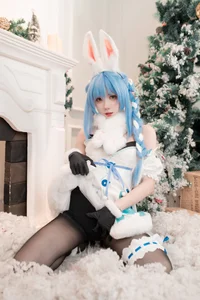 Enchanting Winter Magic with PoppaChan as Usada Pekora - image 17