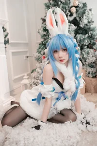 Enchanting Winter Magic with PoppaChan as Usada Pekora - image 9