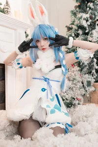 Enchanting Winter Magic with PoppaChan as Usada Pekora - image 15