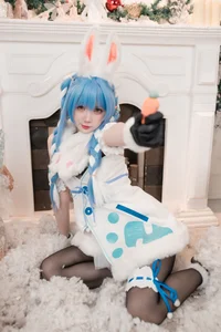 Enchanting Winter Magic with PoppaChan as Usada Pekora - image 14