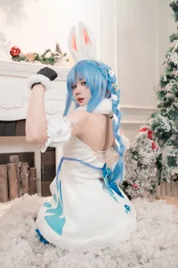 Enchanting Winter Magic with PoppaChan as Usada Pekora - image 8
