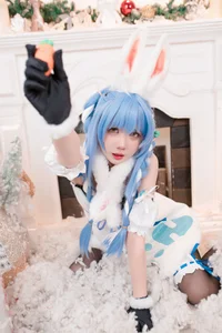 Enchanting Winter Magic with PoppaChan as Usada Pekora - image 7