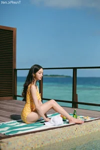 Jeong Hee Redefines Summer Elegance in Latest Monokini Shoot - image 6