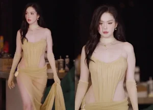 Ngoc Trinh's Bold Fashion Comeback: Analyzing the Latest Red Carpet Appearance and Style Evolution - image 2