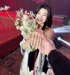 Radiant Beauty: Vietnamese Actress Lan Thy Celebrates Romantic Engagement to Her Conductor Boyfriend After Two Years of Love - image 8