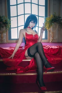 Stunning Taihou Cosplay by Yi Miao Jun: Exclusive Azur Lane Racing Queen Collection (56P) - High-Quality Anime Photography - image 18