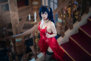 Stunning Taihou Cosplay by Yi Miao Jun: Exclusive Azur Lane Racing Queen Collection (56P) - High-Quality Anime Photography - image 21