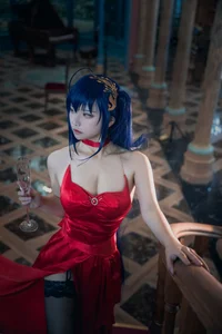 Stunning Taihou Cosplay by Yi Miao Jun: Exclusive Azur Lane Racing Queen Collection (56P) - High-Quality Anime Photography - image 0