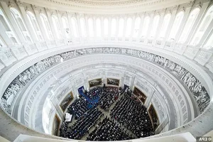 A Panoramic View of President Trump’s Historic Inauguration Ceremony - image 0