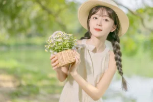 Spring Muse Mei Mei Xiao Yu in YiTuYu Art Language Vol.8896 - image 1