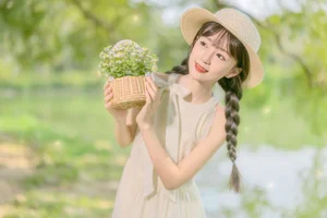 Spring Muse Mei Mei Xiao Yu in YiTuYu Art Language Vol.8896 - image 3