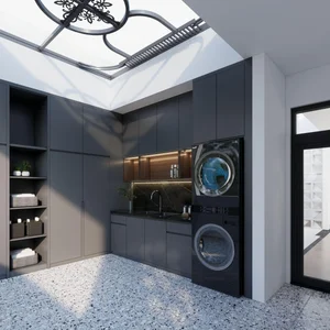 Luxury 4-Story Townhouse in Viet Tri Featuring Walnut Wood and Marble Accents - image 7