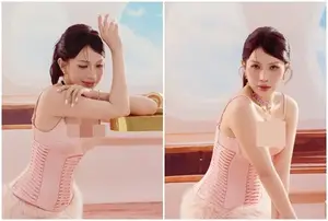 Kha Nhu showcases glamorous, fresh beauty, radiating charm to welcome the New Year - image 2
