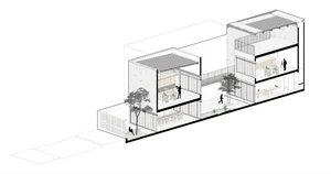 Innovative Art Studio Design: Maximizing Creativity on a 7x28m Urban Plot - image 29