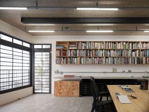 Innovative Art Studio Design: Maximizing Creativity on a 7x28m Urban Plot - image 22