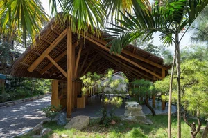 Architectural Marvels: The Stunning Curved Wooden Restaurant Nestled in Hanoi's Lush Forest - image 8