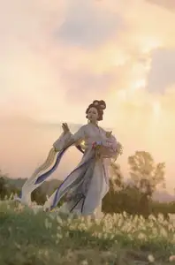 Ethereal Bao Xian - YiTuYu Art Language Vol.8563: Ancient Grace in a Floral Dreamscape - image 6