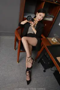 Captivating Secretary Xiao Jie SXJ No.2095: Professional Style with Elegant Black Sheer Stockings - image 56