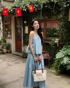 The Mukbang Fairy Captivates Fans in Traditional Ao Dai and Conical Hat - image 2