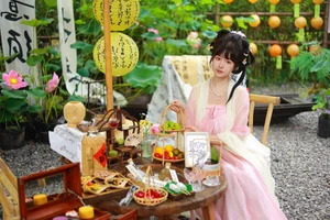 Modern Aesthetic Expressions in YiTuYu Art Language Vol.5156 Starring Bu Ke Ai De He He Miao - image 3