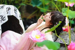 Modern Aesthetic Expressions in YiTuYu Art Language Vol.5156 Starring Bu Ke Ai De He He Miao - image 10