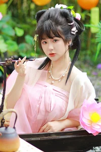 Modern Aesthetic Expressions in YiTuYu Art Language Vol.5156 Starring Bu Ke Ai De He He Miao - image 2