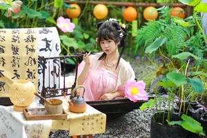 Modern Aesthetic Expressions in YiTuYu Art Language Vol.5156 Starring Bu Ke Ai De He He Miao - image 7