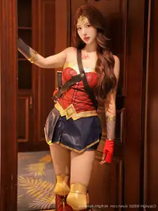 XiuRen No.10710: Jin Yun Xi Yuki's Alluring Wonder Woman Cosplay, Captivating Beauty Revealed - image 21