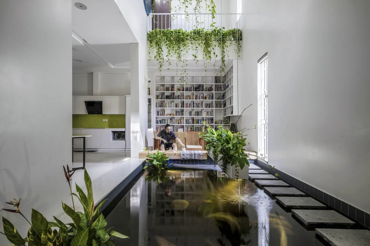 Award-Winning Architecture: Discovering the Unique Design of This Stunning Townhouse in Binh Duong