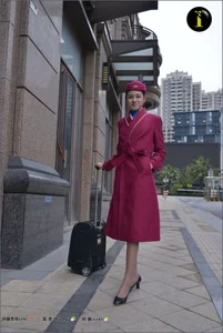 IESS Puhui Series No. 081: Yixin Captures the Authentic Flight Attendant Uniform Aesthetic - image 3