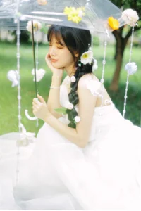 Captivating Visuals: YiTuYu Art Language Vol.7586 Yi Zhi A Meng Zai Photo Collection - image 8