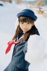YiTuYu Vol.8663 Hu Jiao Hu Hu: JK Schoolgirl in Snow, Captivating Japanese Beauty - image 6